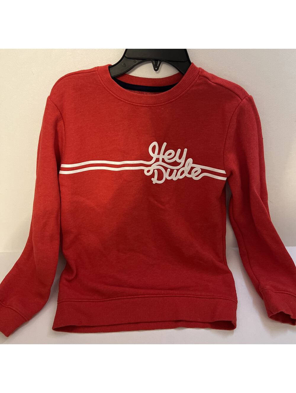 Boys CAT & JACK Hey Dude Red Shirt Size Medium (8/10)